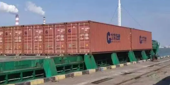 北部湾到广州港海运卷钢首次使用集装箱